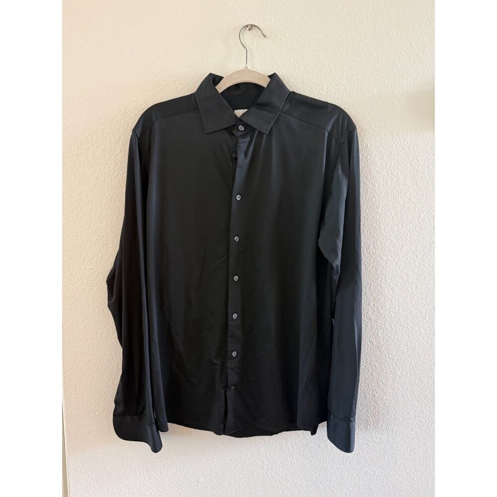 Eton - Black 4 Way Stretch Dress Shirt Button Down 42 or 16.5